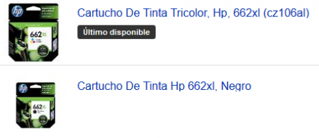 CARTUCHOS DE TINTA ALTO VOLUMEN